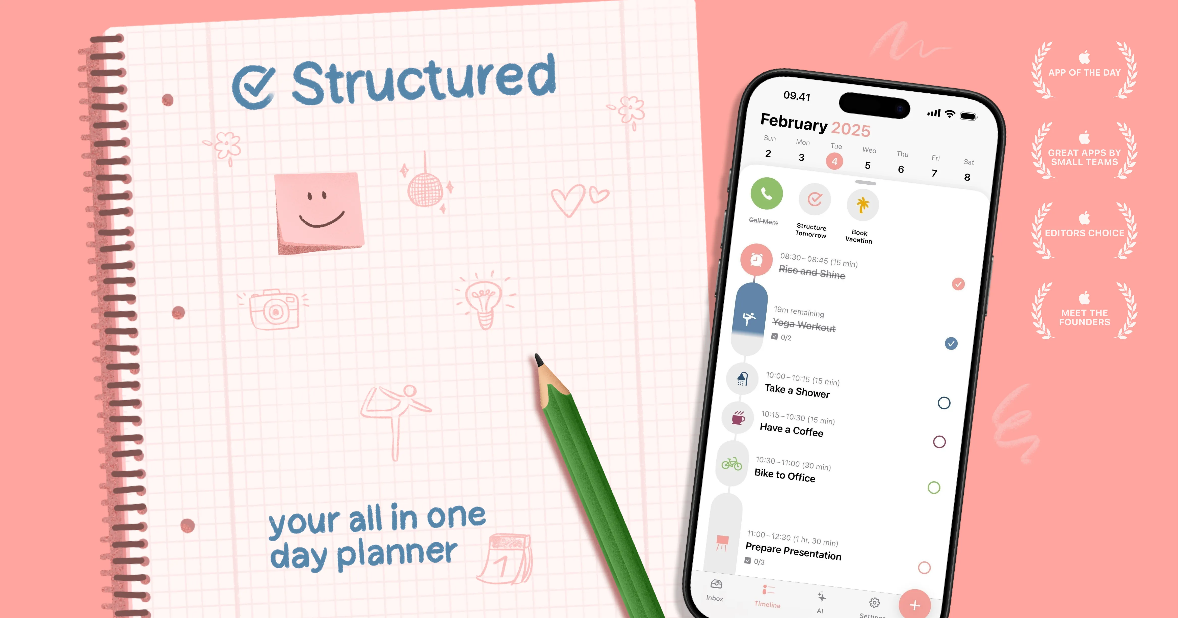 Ứng dụng iPhone dành cho HSSV - Structured